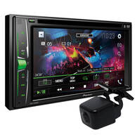 PIONEER AVH-A205BT HEAD UNIT + REVERSE CAMERA PACKAGE
